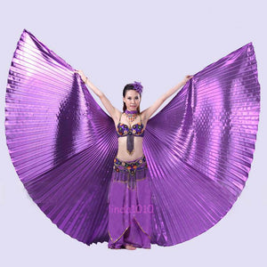 Belly Dance Isis Wings Oriental Design New Plain Colours Wings