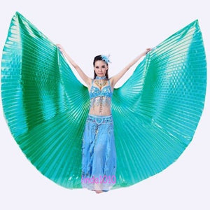 Belly Dance Isis Wings Oriental Design New Plain Colours Wings