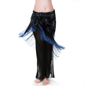 New Women Belly Dance Costume Hip Scarf Wrap Sequins Belt